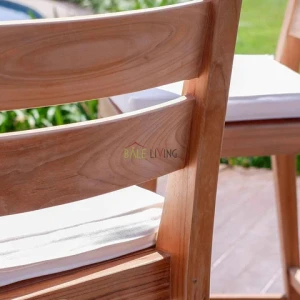 Hot Selling Garden Balcony Teak Bar Chair Outdoor Villa Hotel Terrace Table And Chair Set Catalina Bar Chair