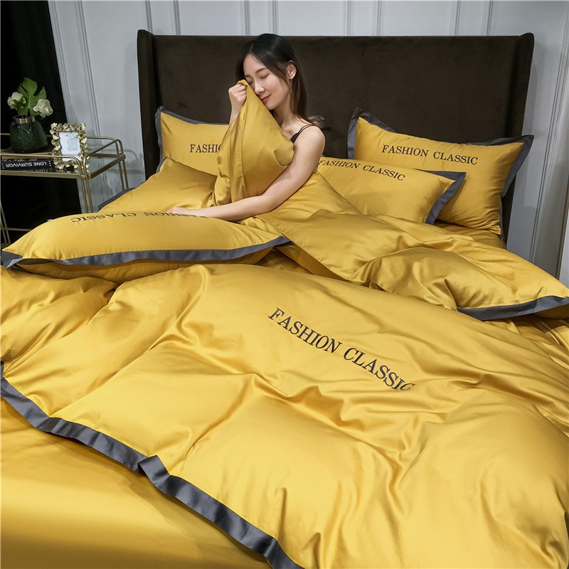 Hot selling Home Textile 100% Cotton Comfortable Designer Bedding Sets Queen Size Bed Sheet Sets