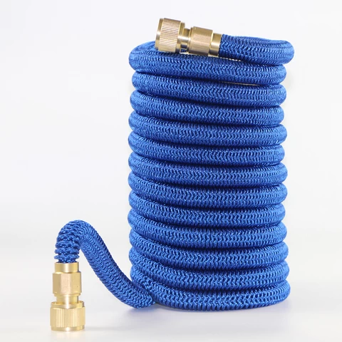 Hot selling in Amazon Expandable Flexible Garden hose Water Hose 25/50/75/100/ 150 FT with brass fitting