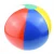 Import Hot selling rainbow color party water toy outdoor family interactive toys 12 inch 23cm inflatable summer beach ball from China