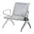 Import Hot-selling steel 2 Seats two seater hospital waiting room bench office cheap subway station metal waiting chairs manufacturer from China