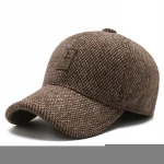 Hot Selling Warm Thichend Outdoor Dad Cap Baseball Hat With Ears Outside Hats
