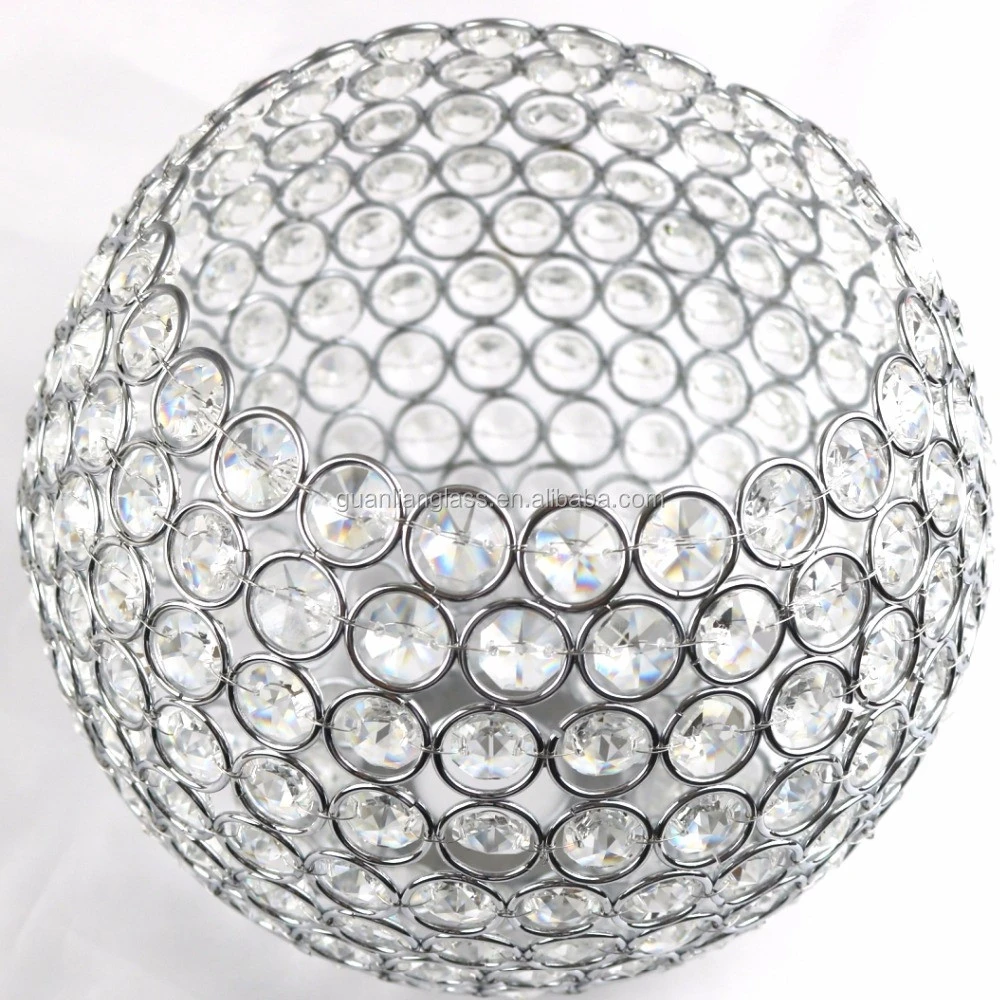 Hot wholesale crystal clear ball decoration night lights shades