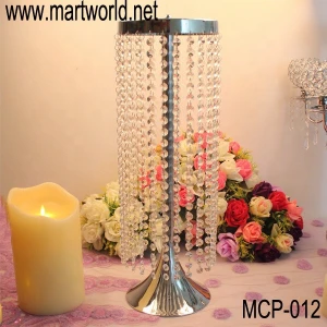Hot  wholesale High quality crystal table centerpiece weddings decoration supplies in guangzhou party decorations(MCP-012)