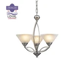 Hotel decor elegant white glass chandelier pendant lights ceiling