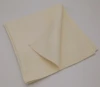 Hotel table beige cotton dinner napkin with satin band