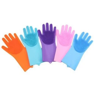 Household Silicone Dish Washing Silicone Gloves For Washing Dishes