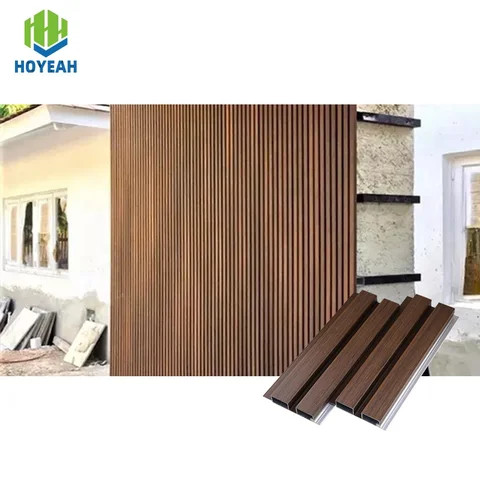 HOYEAH hot selling 116*20 durable aluminum water proof outdoor wpc cladding panel