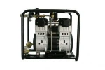 HPDAVV 110V Oil-free Dive System with Hose & Respirator,Gas Tank,Direct Breathing,Two Air Outlets
