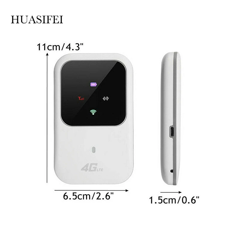 HUASIFEI Unlocked 4G Mobile Wifi Router With Battery