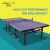 Import HUIESON HS610 Indoor table tennis table Household folding table tennis wheel Single practice from China