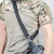 Import Hunting Accessories polyester webbing retractable leather single two point rifle sling tactical shot gun sling from China