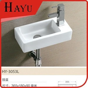 HY-3053L modern ceramic sink bathroom square