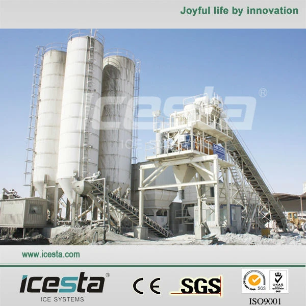 Icesta Customized design 50 ton 60T Containerized Ice Plant for Concrete projects India