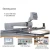 Import Industrial full Automatic Oil-Free CNC Template Pattern Computerized long bed sewing machine Process  Sewing Machine from China