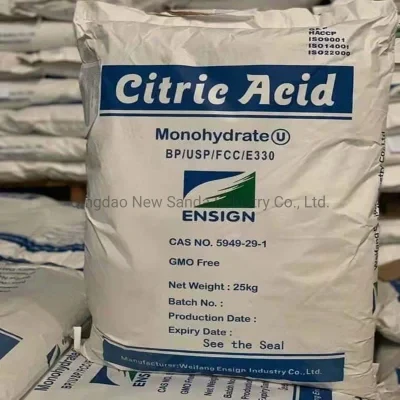 Industrial Grade Monohydrate Citric Acid 25kg Mono Citric Acid
