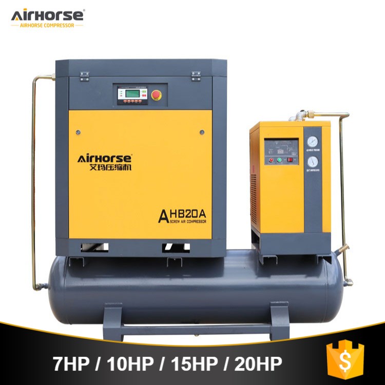 Industrial Rotary 20HP Energy Saving and Low Noise Screw Air Compressor