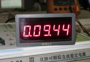industrial second timer panel meter
