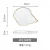 Import Ins creative  ocean style crystal glass shell plate salad plate decorative plate with gold rim from China
