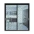 Import Interior French Doors Design Exterior Heat Insulation Aluminium Double Glass Patio Sliding Entry Door Systems from China