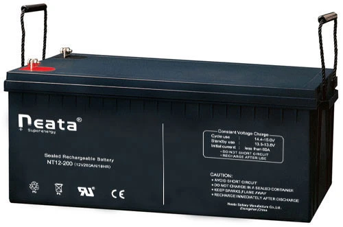 Inverter Battery 200AH 12v Neata Sealed Lead Acid Deep Cycle Solar Battery price CE UL ROHS ISO REACH Certified