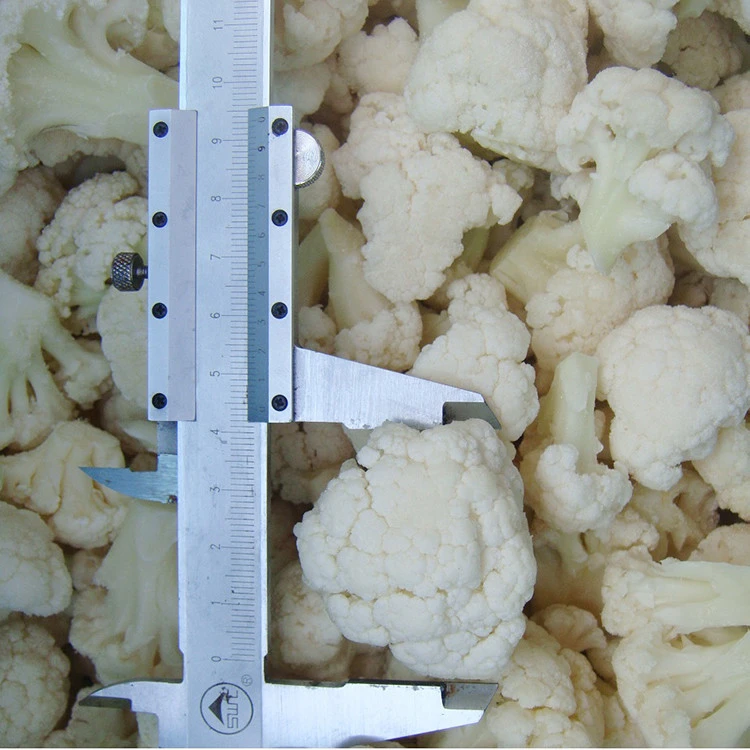 IQF frozen white cauliflower cut wholesale price