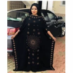 Islamic Clothing Black Abaya Arabic Dress African Female Clothes Full Sleeve Jilbab/Kaftan/Kimono Custom Dubai Dress Abaya