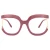 Import Italy Designer Trendy Oversized Square Eyeglasses Decoration Frames with Clear Lenses from China