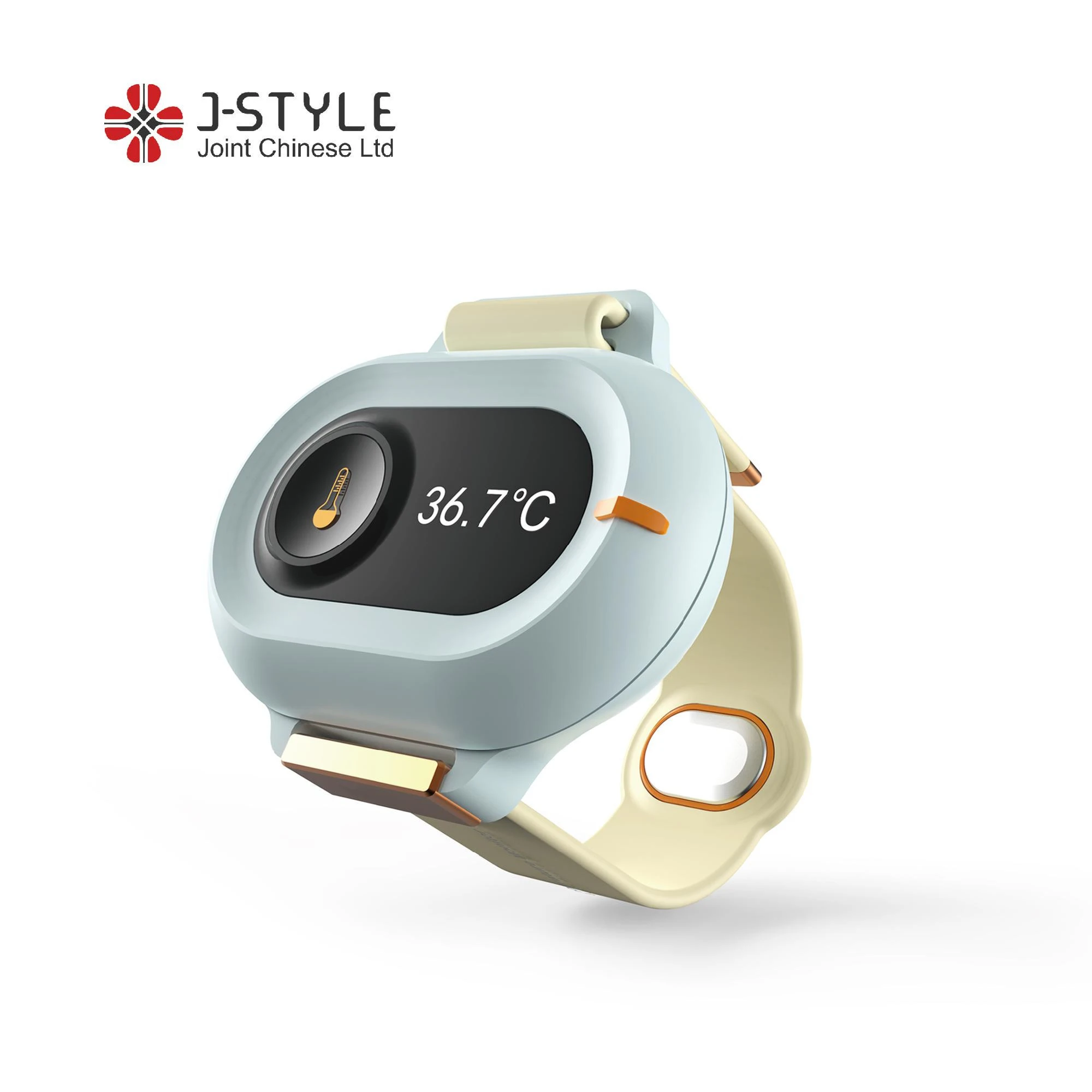 J-Style B004 Bluetooth Smart Digital Baby Thermometer Wrist Temperature Monitor Smart Bracelet Color OEM Support