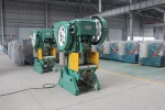 J21 series punching holes crank press mechanical , coin stamping machine automation with CNC feeder