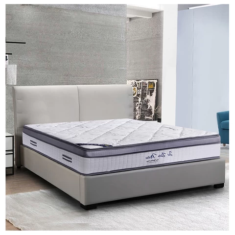 JBM 12 Inch Tight Top Rolling Inner Spring Mattress With Natural Latex & CertiPUR-US Certified High Density Foam