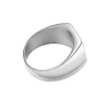 Jewelry Manufacturers Wholesale Stainless Steel Blank Signet Ring Custom Signet Mens Ring