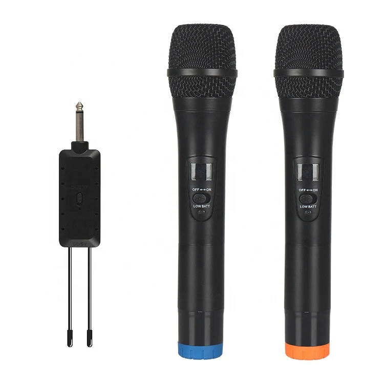 J.I.Y E8 Universal Wireless Microphone Dual VHF Dynamic Handheld Karaoke Microphone