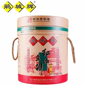 JuanCheng Pixian Broad Bean Sauce with Chili Oil(superfine), 15Kg per Bucket, Condiment of Sichuan Flavors