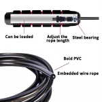 Jump Ropes 2.8M Speed Jump Rope Aerobic Exercise Skipping Weighted Steel Wire Portable Fitness Equipment Body Building
