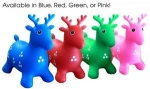 Jumping Hopping Ride-on Bouncy Animal Inflatable Cow Kids Toy