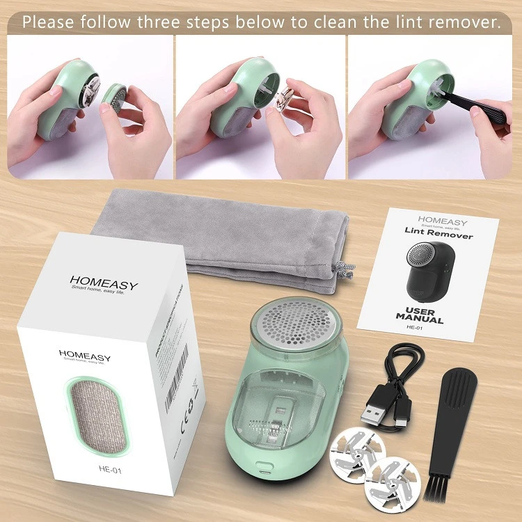 Kazoo Amazon Hot Sale USB Rechargeable Electric Fabric Shaver for Clothes Sweater Pill Dufuzzer Portable Lint Remover