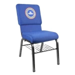 Kenya Ghana customize logo bookshelf cheap church chair for sale