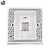 Import Kico Hot Sale cat6 cat5 cat7 RJ11 RJ45 1 Port Type 86*86 Networking Faceplate Outlet Socket Keystone Jack Plate Panel Factory from China