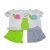 Import Kids Girl Boutique Clothing Sets Wholesale Plain Top And Ruffled Shorts Children&#039;s Outfit Two Pieces Boy Sets from China