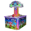 Kids hammer coin operated Whac-a-mole hamster game machine for children