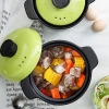 kitchen acasserole heat resistant ceramic casserole health pot for preserving stew pot soup and porridge