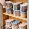 Kitchen Storage Organizer Plastic Food Containers Refrigerator Storage Boxes
