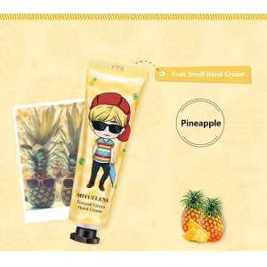 Korea Custom Logo Fruit Soft Touch Deep Hydrating Moisturiser Private Label Hand Cream Lotion