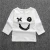 Import Korean T-shirts Clothes Kids Boys Long Sleeve Letter Printed T-shirt from China