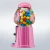 Import Kwang Hsieh Small Pink Red Metal Bubble Gum Machine from Taiwan