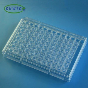 Lab Sterile 96 Well Tissue Culture Container Cell Culture Plate