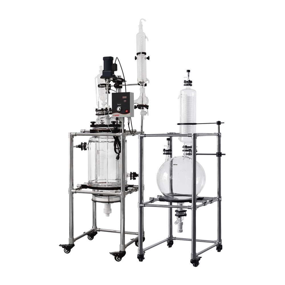 Lab1st Isolate Reaction Vessel Glass Reactor 50L