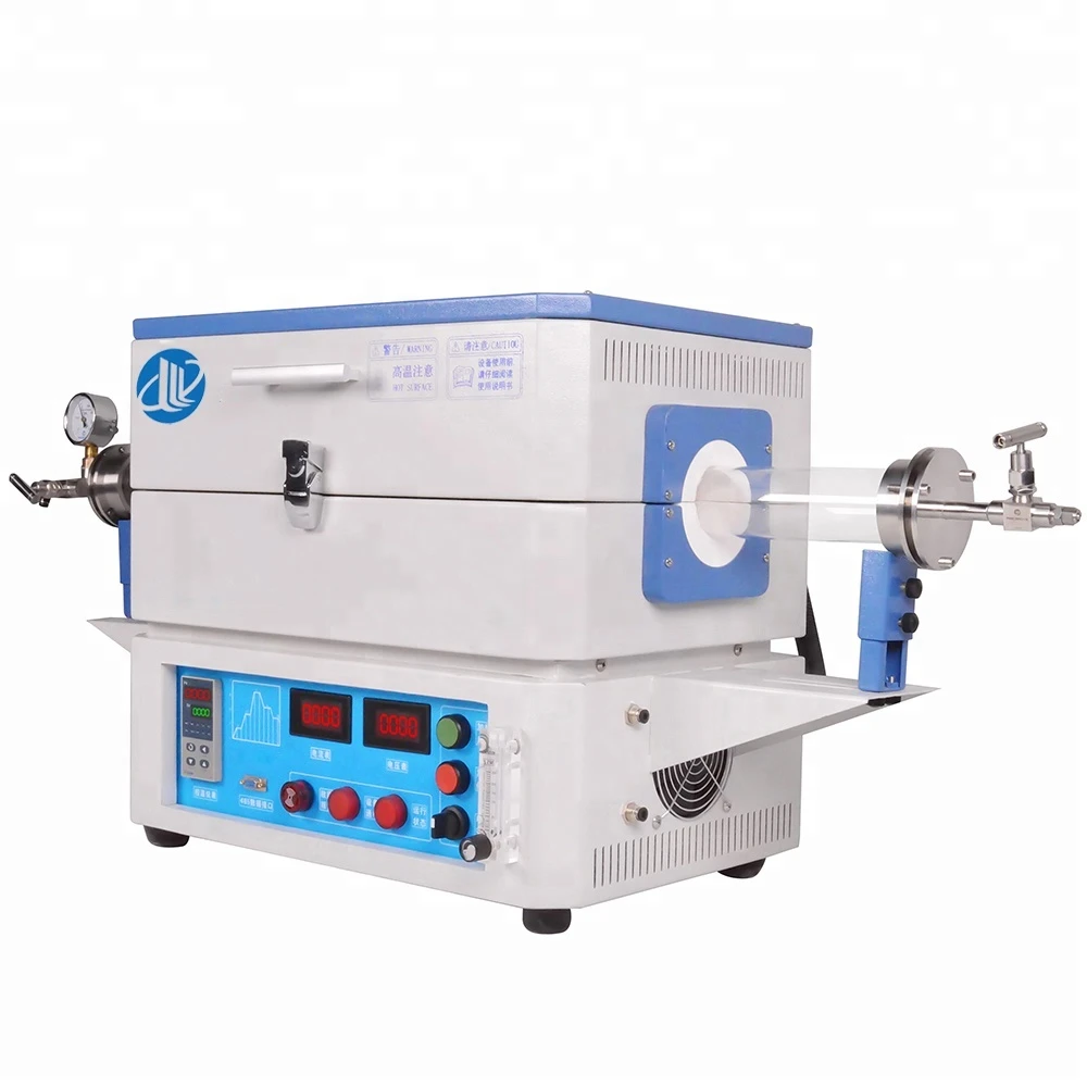 Laboratory Heating equipments high temperature electric vacuum tube furnace 1400C