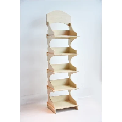 Ladder Style Bookcase, Furniture Shelving Unit Wooden Vintage Bookshelf